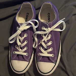 Converse Classic Purple Canvas Sneakers